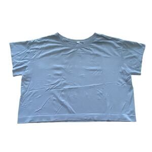 Avocado Crop Tee in Slate Blue APPROX Medium/Large